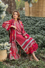 3-PC Unstitched Embroidered Lawn Collection CRN5-02