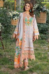 3-PC Unstitched Embroidered Lawn Collection CRN5-07