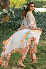 3-PC Unstitched Embroidered Lawn Collection CRN5-07