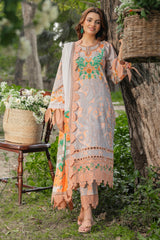 3-PC Unstitched Embroidered Lawn Collection CRN5-07