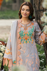 3-PC Unstitched Embroidered Lawn Collection CRN5-07