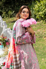 3-PC Unstitched Embroidered Lawn Collection CRN5-01