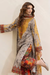 3-PC Unstitched Lawn Collection CAD6-02