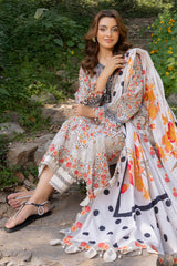 3-PC Unstitched Embroidered Lawn Collection CRN5-05