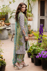 3-PC Unstitched Lawn Collection CAD6-06
