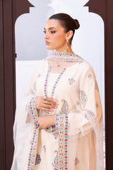 3-PC Embroidered Raw-Silk CMA-6-404