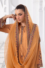3-PC Embroidered Raw-Silk CMA-6-370