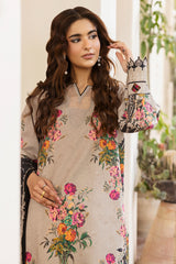 3-PC Unstitched Lawn Collection CAD6-08