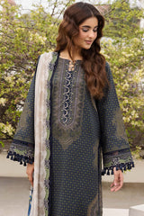 3-PC Unstitched Embroidered  Lawn  SLC27-11