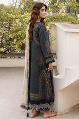 3-PC Unstitched Embroidered  Lawn  SLC27-11