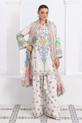 3-PC Unstitched Embroidered Lawn Collection CRB6-21