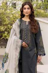 3-PC Unstitched Embroidered  Lawn  SLC27-11