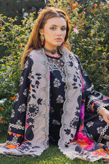 3-PC Embroidered Staple Shirt With Staple Shawl ANW4-07P