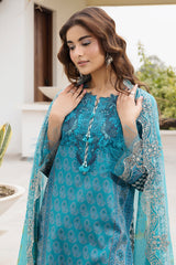3-PC Unstitched Embroidered Lawn Collection CC6-24