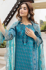 3-PC Unstitched Embroidered Lawn Collection CC6-24