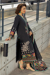 3-PC Unstitched Embroidered Lawn Collection  AN6-09