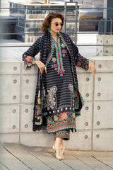 3-PC Unstitched Embroidered Lawn Collection  AN6-09