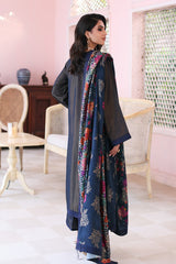 3-Pc Unstitched Embroidered Masori Shirt with Staple Shawl & Dyed Trouser CZW3-02