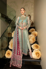 3 Pc Embroidered Unstitched Luxury Collection DD-07