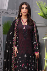 3-PC Unstitched Printed Lawn Shirt with Embroidered Chiffon Dupatta and Trouser AS4-15