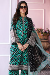 3-PC Printed Lawn Shirt with Chiffon Dupatta and Trouser CPS3-34