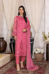 3-Pc Charizma Unstitched Polly Chiffon Collection CPC22-08