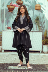 2-Pc Embroidered Frock With Tulip Shalwar CNP22-76
