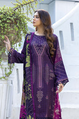 3-Pc Unstitched Charizma Slub Linen Shawl Suits CPW22-25