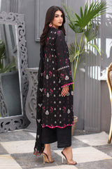 3-PC Unstitched Printed Lawn Shirt with Embroidered Chiffon Dupatta and Trouser AS4-15