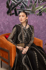 3 Pc Embroidered Unstitched Luxury Collection DD-01