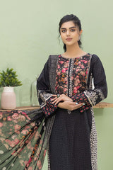 3-Pc Printed Lawn Unstitched With Voil Dupatta CP22-050