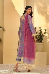 3-pc Unstitched Lawn with Chiffon Dupatta CP-57