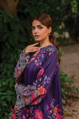 3-Pc Charizma Unstitched Linen with Printed Wool Shawl CPW-09