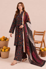 3-PC Stitched Embroidered CPM-6-232