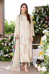 3-Pc Charizma Unstitched Premium Chiffon Collection CPC23-02