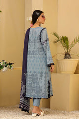 3-Pc Printed Lawn Unstitched With Lawn Dupatta CP22-89