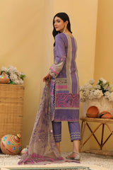 3-Pc Printed Lawn Unstitched With Lawn Dupatta CP22-92