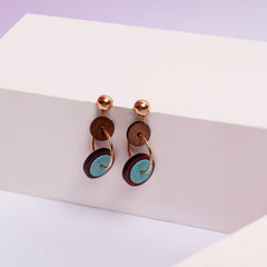 Round In Round Earrings ER-158