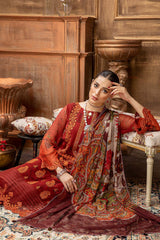 3 Pc Unstitched Embroidered Chiffon with Dupatta VSL-02