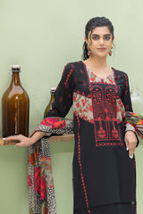 3-Pc Printed Lawn Unstitched With Voil Dupatta CP22-044