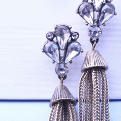 SILVER DANGLING EARRINGS ER-127