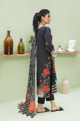 3-Pc Printed Lawn Unstitched With Voil Dupatta CP22-043