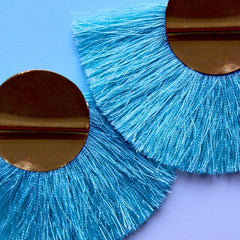 BLUE TASSELS EARRINGS ER-125