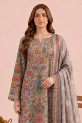 3-PC Stitched Embroidered CPM-6-233