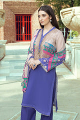 3-Pc Printed Lawn Unstitched With Chiffon Dupatta CP22-71