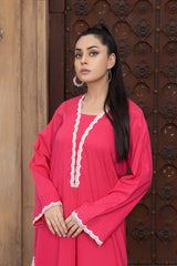 2-Pc Lawn Long Shirt With Straight Trouser CNP22-93