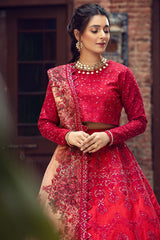 3 Pc Embroidered Suit LUX21-12