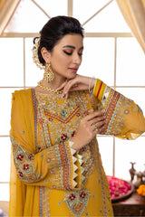 3-Pc Charizma Unstitched Polly Chiffon Collection CPC22-01