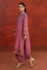 3-PC Embroidered Lawn Shirt with Printed Organza Dupatta and Trouser CNP-4-255