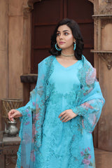 3-Pc Unstitched Embroidered Suit RM22-31